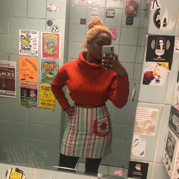 Vintage Mini Skirt - Picture 1 of 6